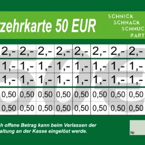 Albano Verzehrkarten 50 EUR gestaltet und abgenommen