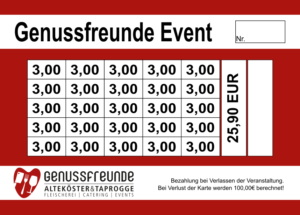 Heimann Verzehrkarten 100 EUR Nachbestellung
