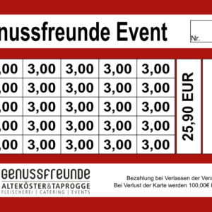 Heimann Verzehrkarten 100 EUR Nachbestellung