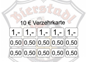 Ruff Verzehrkarte 10 EUR Nachbestellung