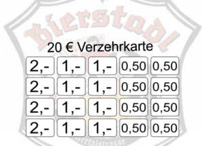 Ruff Verzehrkarte 20 EUR Nachbestellung