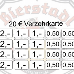 Ruff Verzehrkarte 20 EUR Nachbestellung
