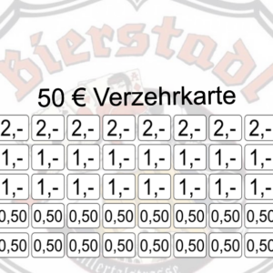 Ruff Verzehrkarte 50 EUR Nachbestellung