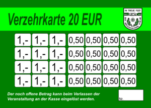 Meyer Verzehrkarten 20 EUR gestaltet und abgenommen