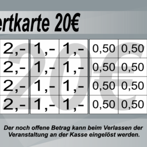 Ludwig Verzehrkarte 20 EUR gestaltet und abgenommen