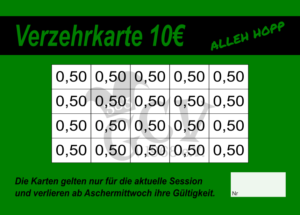 Müller Verzehrkarten 10 EUR gestaltet und abgenommen