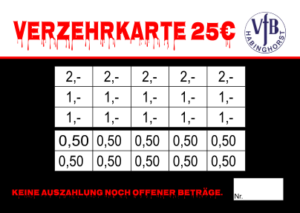 Suren Verzehrkarte 25 EUR gestaltet und abgenommen