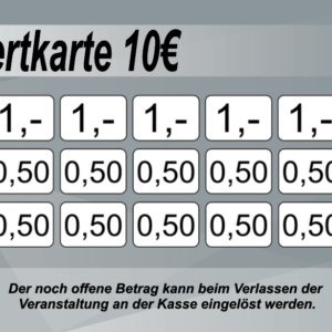 Ludwig Verzehrkarte 10 EUR gestaltet und abgenommen
