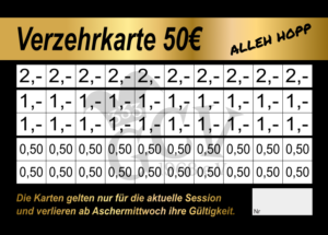 Müller Verzehrkarten 50 EUR gestaltet und abgenommen