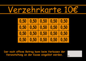 Kirch Verzehrkarte 10 EUR Nachbestellung