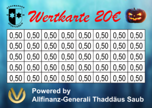 Saub Verzehrkarte 20 EUR Nachbestellung