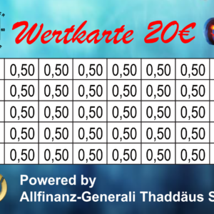 Saub Verzehrkarte 20 EUR Nachbestellung