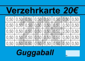 Hüther Verzehrkarten 20 EUR Nachbestellung