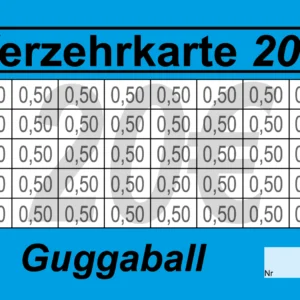 Hüther Verzehrkarten 20 EUR Nachbestellung