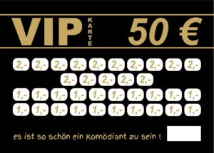 Feix  Verzehrkarten 50 EUR gestaltet und abgenommen
