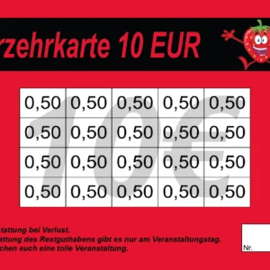 Zander Verzehrkarten 10 EUR gestaltet und abgenommen