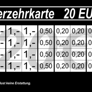 Simon Verzehrkarte 20 EUR Nachbestellung
