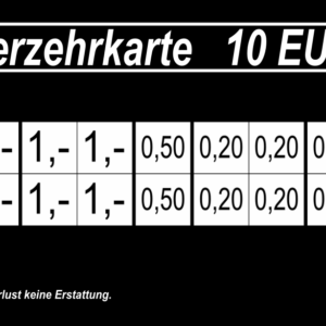 Simon Verzehrkarte 10 EUR Nachbestellung