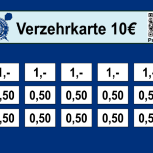 Rautmann Verzehrkarte 10 EUR gestaltet und abgenommen
