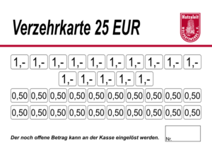 Arnegger Verzehrkarten 25 EUR Nachbestellung gestaltet und abgenommen