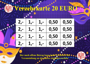 Komorowski Verzehrkarte 20 EUR zum Drucken aufbereitet