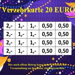 Komorowski Verzehrkarte 20 EUR zum Drucken aufbereitet