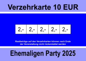 Froitzheim Verzehrkarte 10 EUR Nachbestellung