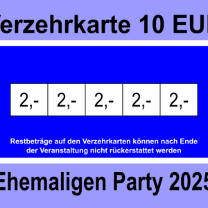 Froitzheim Verzehrkarte 10 EUR Nachbestellung