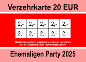 Froitzheim Verzehrkarte 20 EUR Nachbestellung
