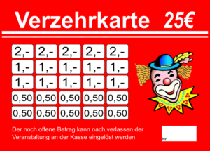 Durmaz Verzehrkarte 25 EUR Nachbestellung