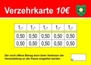 Florschütz Verzehrkarten 10 EUR Nachbestellung