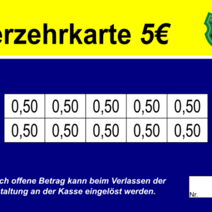 Florschütz Verzehrkarten 5 EUR Nachbestellung