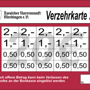 Ochs Verzehrkarten 20 EUR gestaltet und abgenommen