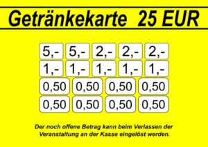 Dielmann Verzehrkarten 25 EUR Nachbestellung
