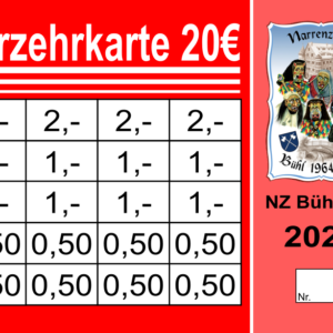 Renner Verzehrkarten 20 EUR gestaltet und abgenommen
