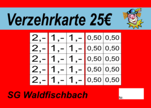 Strütt Verzehrkarte 25 EUR gestaltet und abgenommen