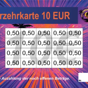 Kotarski Verzehrkarten 10 EUR gestaltet und abgenommen