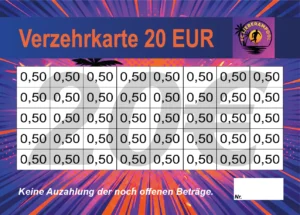 Kotarski Verzehrkarten 20 EUR gestaltet und abgenommen