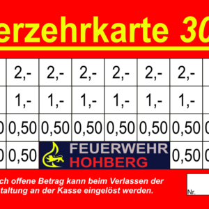 Spitzmüller Verzehrkarten 30 EUR gestaltet und abgenommen