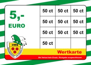 Höß Verzehrkarte 5 EUR gestaltet und abgenommen