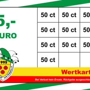 Höß Verzehrkarte 5 EUR gestaltet und abgenommen