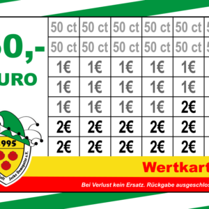 Höß Verzehrkarte 50 EUR gestaltet und abgenommen
