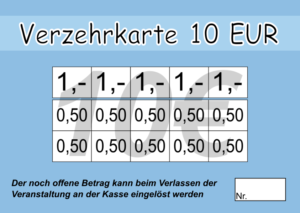 Equit Verzehrkarte 10 EUR gestaltet und abgenommen