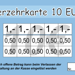 Equit Verzehrkarte 10 EUR gestaltet und abgenommen