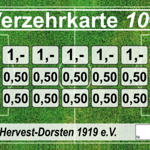 Gramadtke Verzehrkarten 10 EUR gestaltet und abgenommen