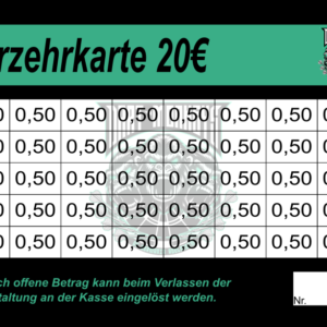 Welch Verzehrkarten 20 EUR gestaltet und abgenommen