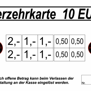 Brendel Verzehrkarten 10 EUR gestaltet und abgenommen