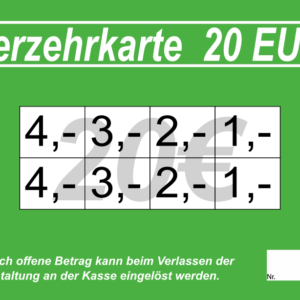 Müller Verzehrkarten 20 EUR gestaltet und abgenommen