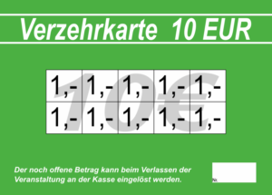 Müller Verzehrkarten 10 EUR gestaltet und abgenommen