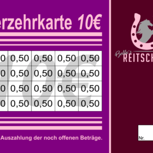 Friedrich Verzehrkarten 10 EUR gestaltet und abgenommen